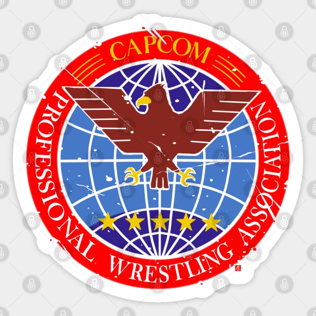 CAPCOM Pro Wrestling Association Sticker by PickledGenius